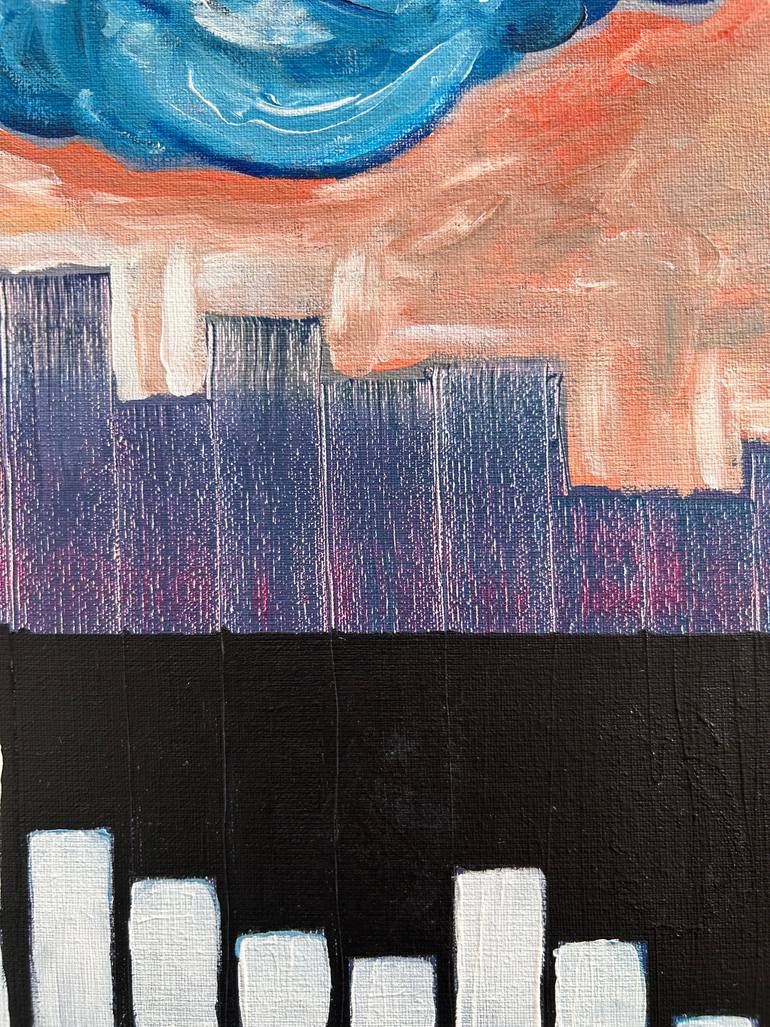 Original Abstract Landscape Painting by Samantha Malone