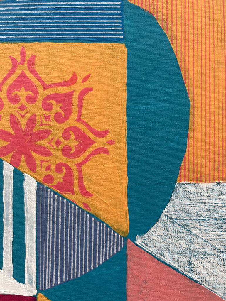 Original Geometric Painting by Samantha Malone