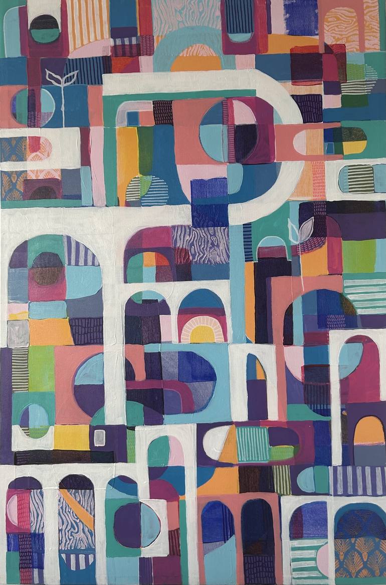 Original Abstract Expressionism Abstract Paintings by Samantha Malone