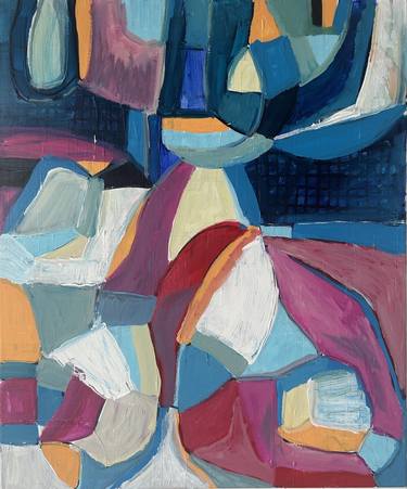 Original Abstract Expressionism Still Life Paintings by Samantha Malone