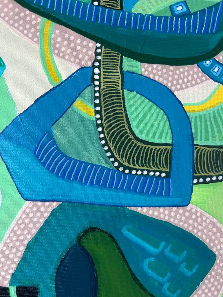 Original Abstract Expressionism Botanic Painting by Samantha Malone
