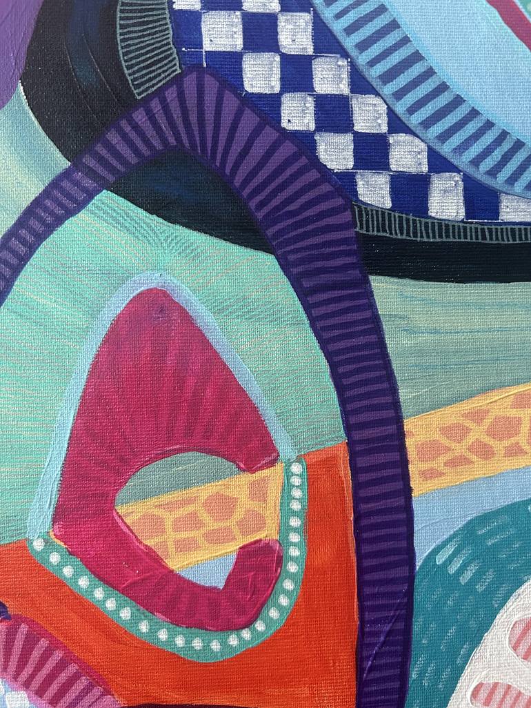 Original Geometric Painting by Samantha Malone