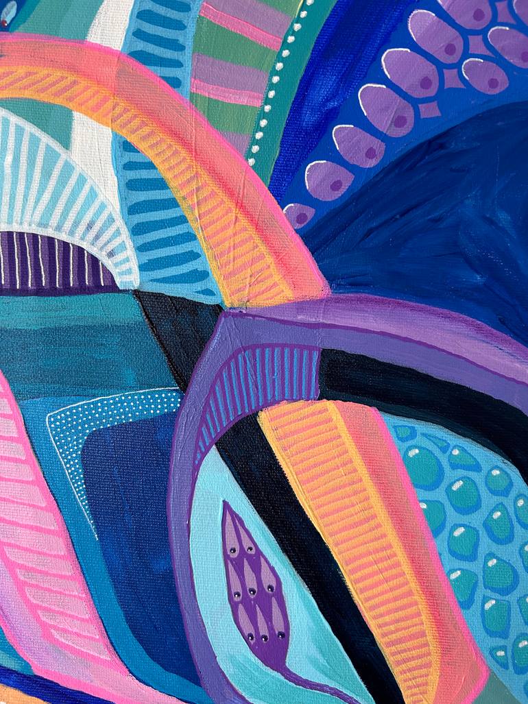 Original Abstract Expressionism Abstract Painting by Samantha Malone