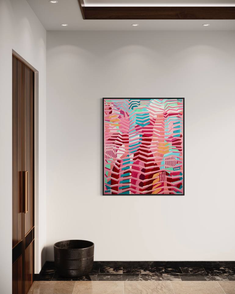 Original Abstract Expressionism Abstract Painting by Samantha Malone