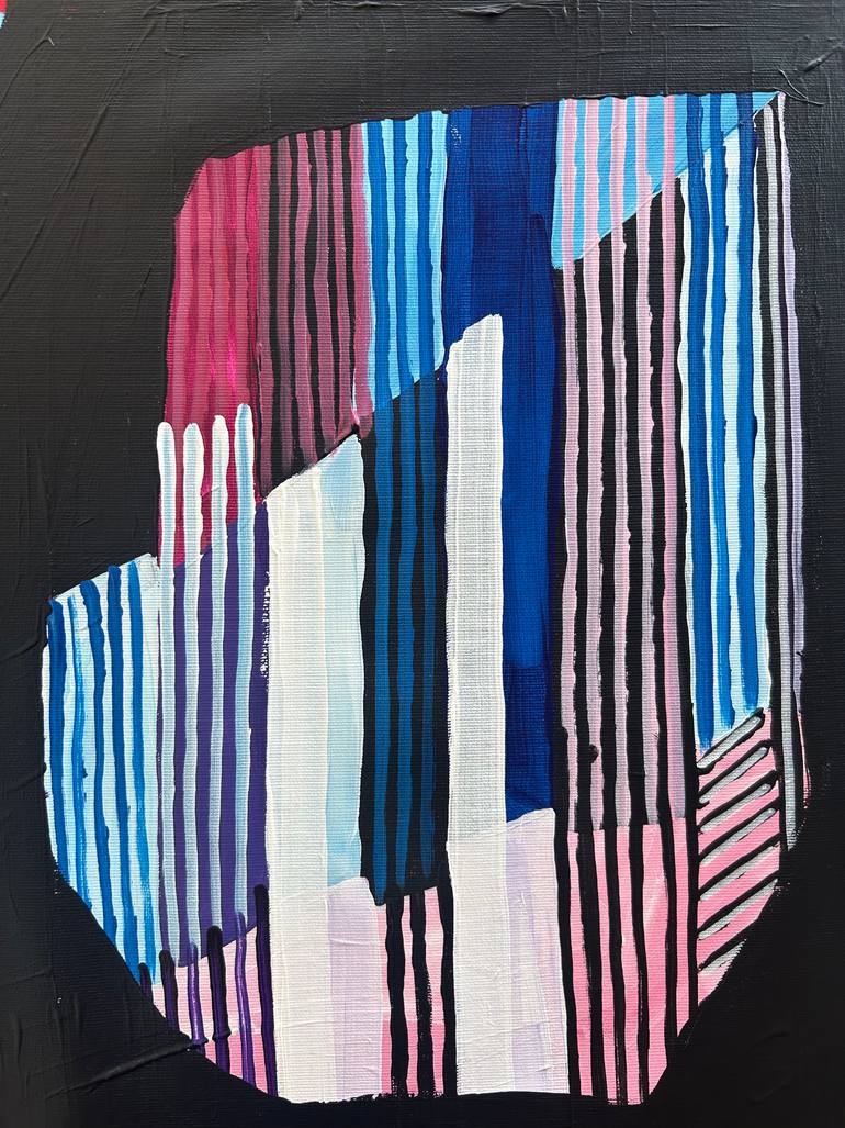 Original Abstract Expressionism Abstract Painting by Samantha Malone