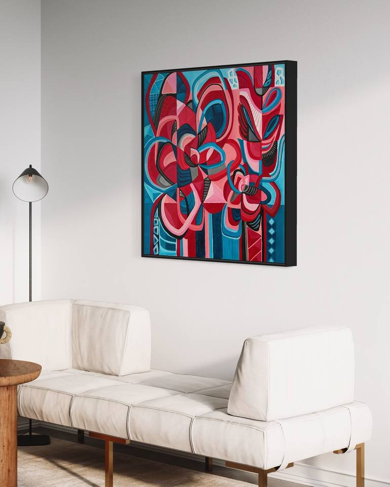 Original Contemporary Floral Painting by Samantha Malone