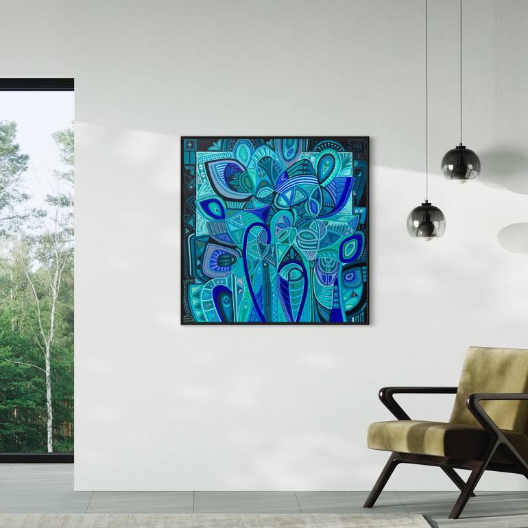 Original Contemporary Abstract Painting by Samantha Malone