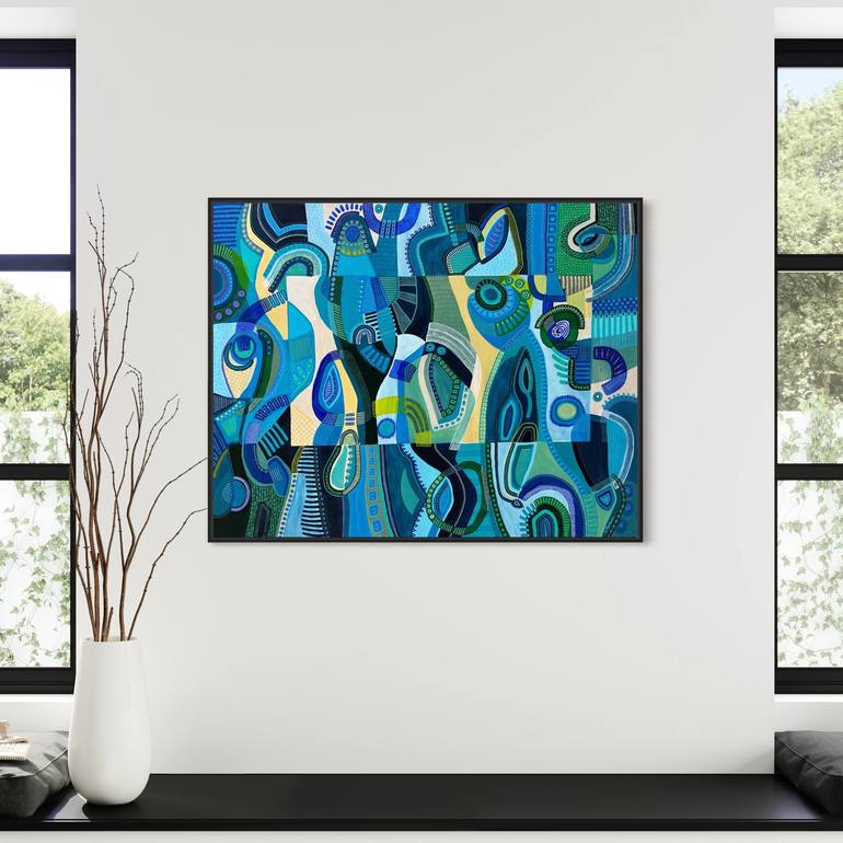 Original Contemporary Abstract Painting by Samantha Malone