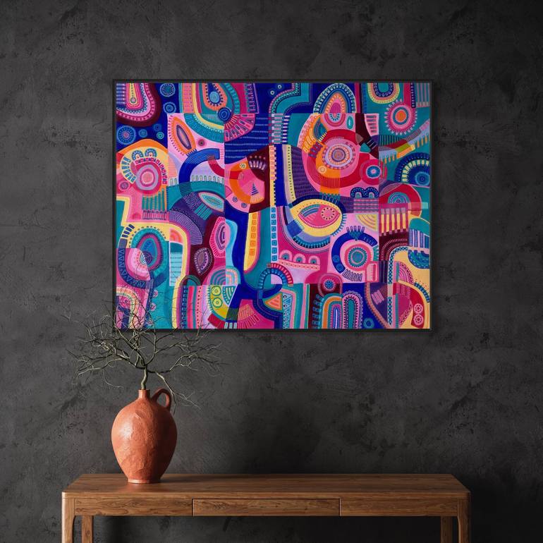 Original Contemporary Abstract Painting by Samantha Malone