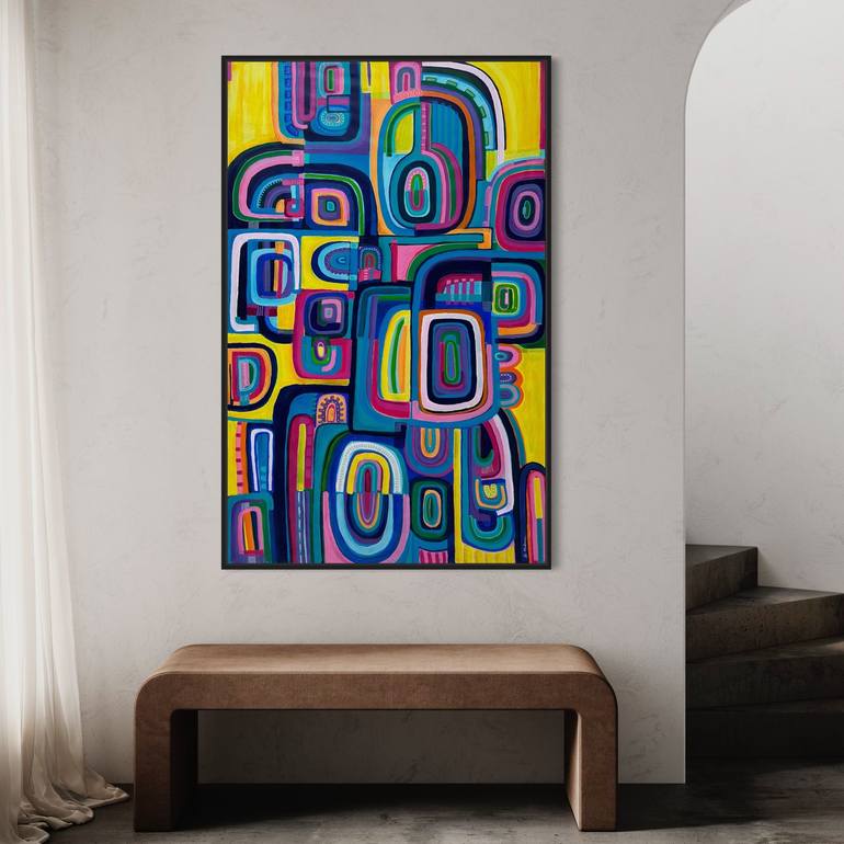 Original Contemporary Abstract Painting by Samantha Malone