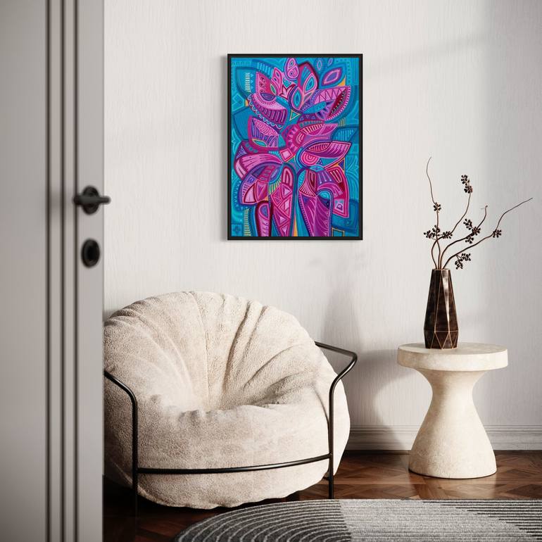 Original Contemporary Abstract Painting by Samantha MALONE