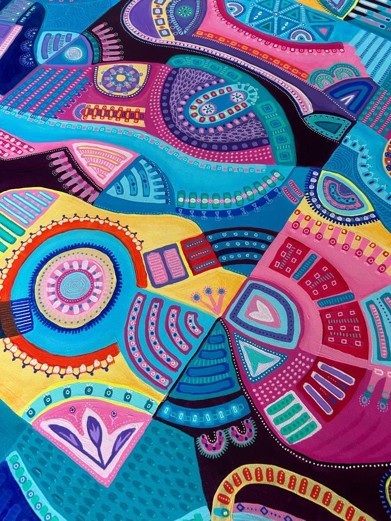 Original Contemporary Abstract Painting by Samantha Malone