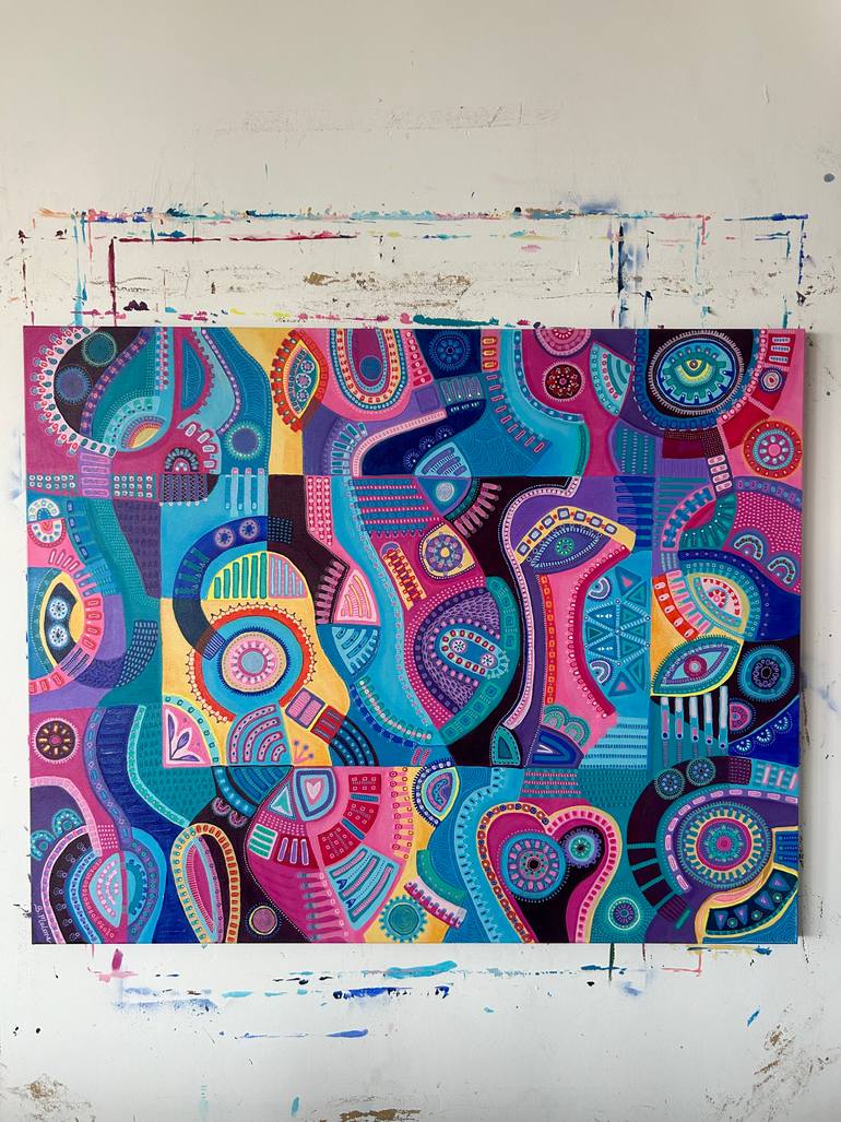 Original Contemporary Abstract Painting by Samantha Malone