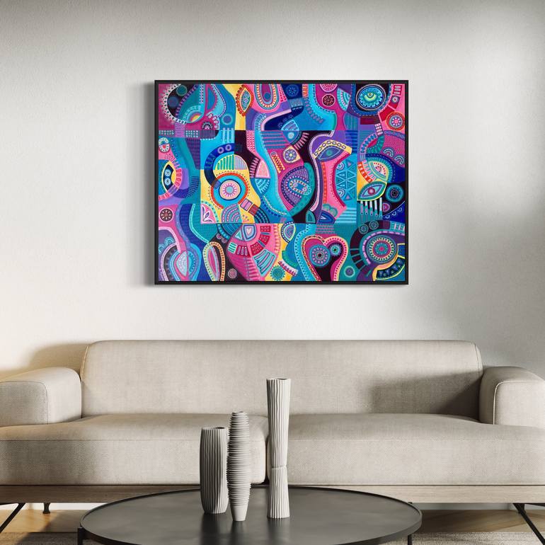 Original Contemporary Abstract Painting by Samantha Malone
