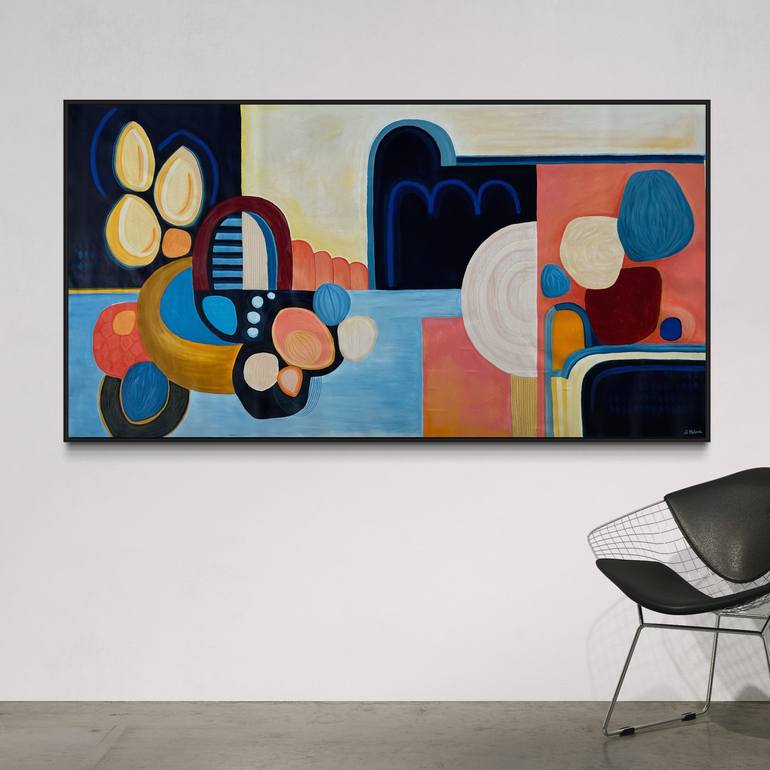 Original Abstract Landscape Mixed Media by Samantha Malone