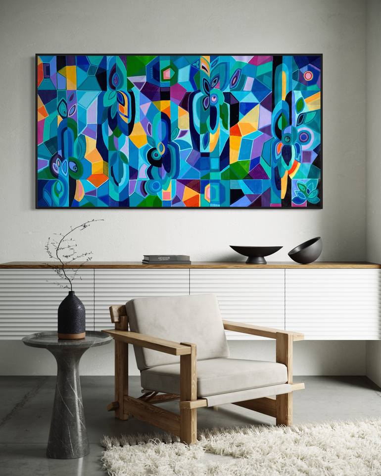 Original Contemporary Abstract Painting by Samantha Malone