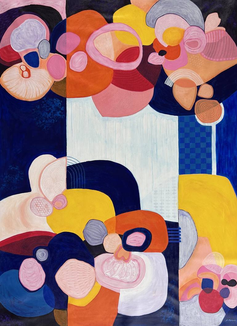 Original Contemporary Abstract Paintings by Samantha Malone