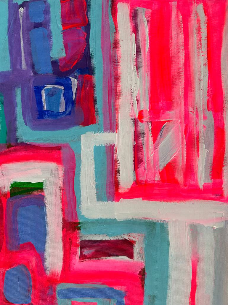 Original Abstract Expressionism Abstract Painting by Samantha Malone