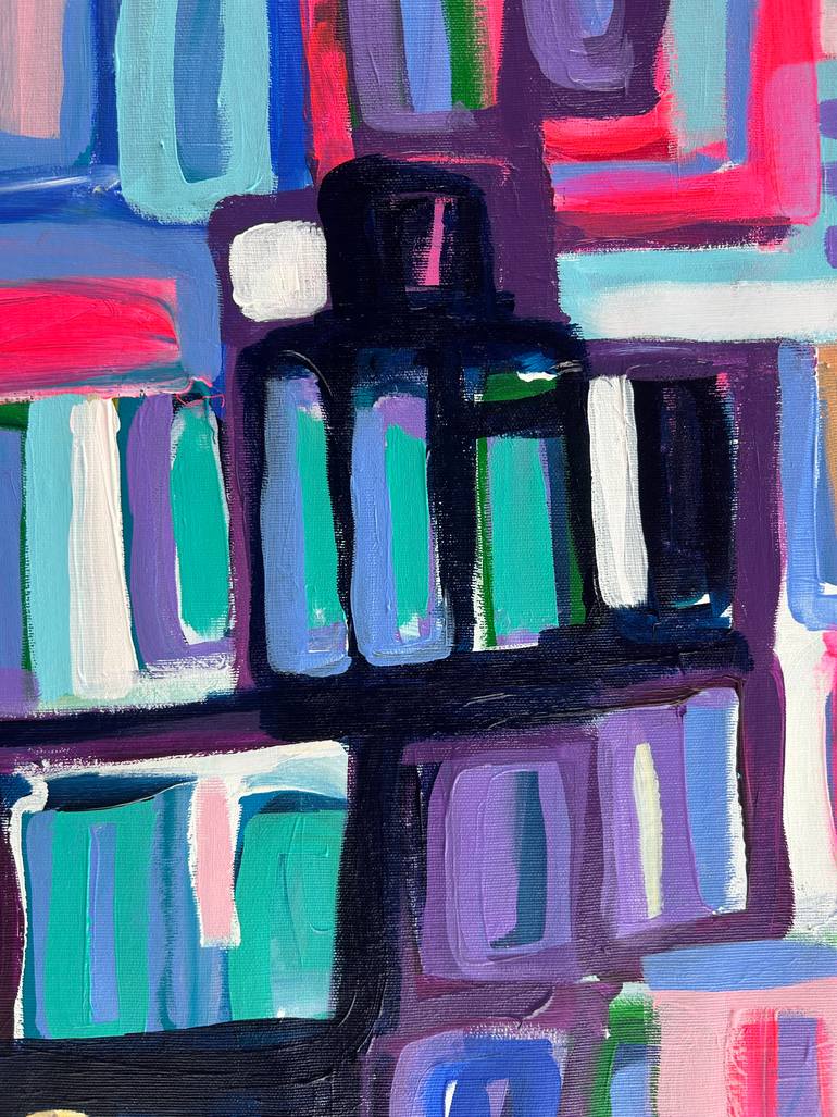 Original Abstract Expressionism Abstract Painting by Samantha Malone