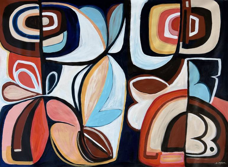 Print of Abstract Expressionism Abstract Paintings by Samantha Malone