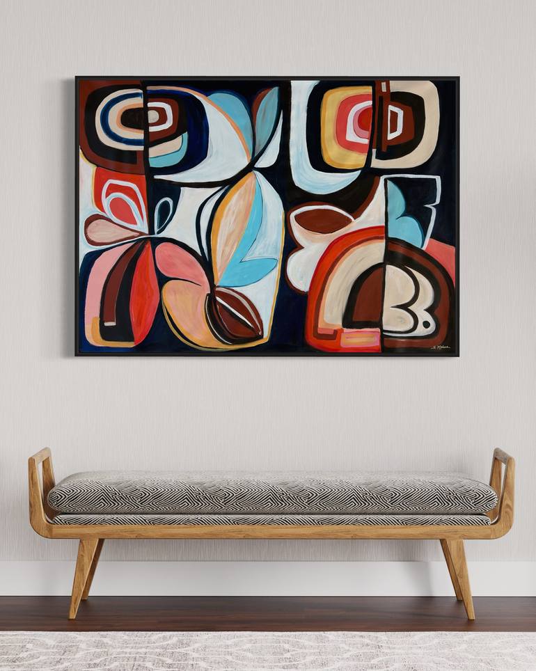 Original Abstract Expressionism Abstract Painting by Samantha Malone