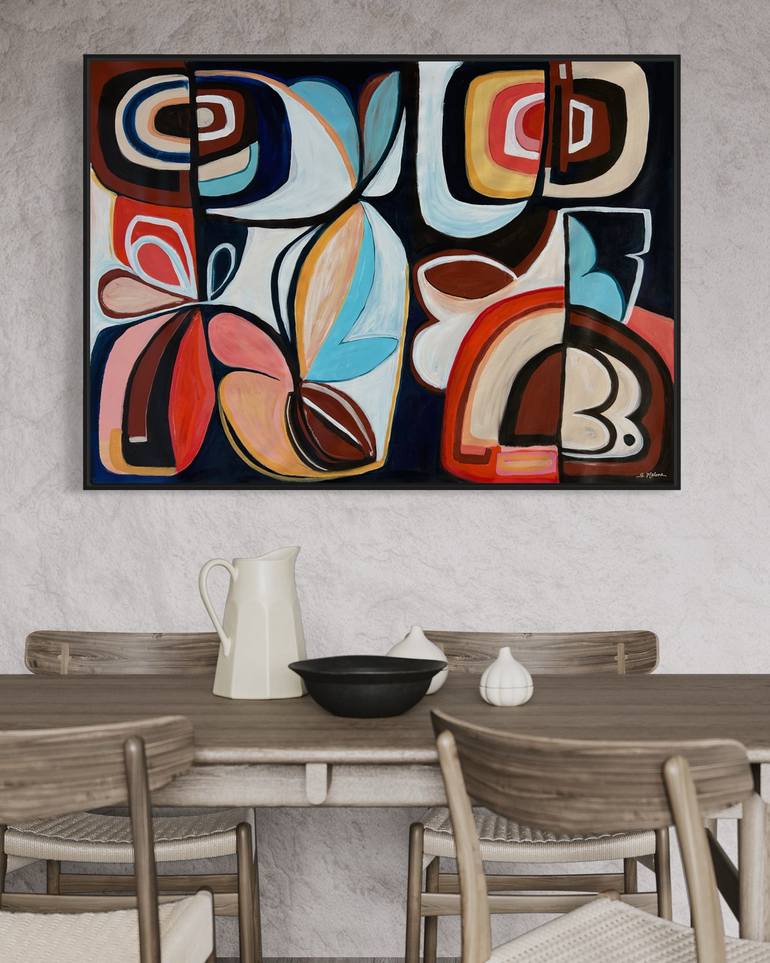 Original Abstract Expressionism Abstract Painting by Samantha Malone