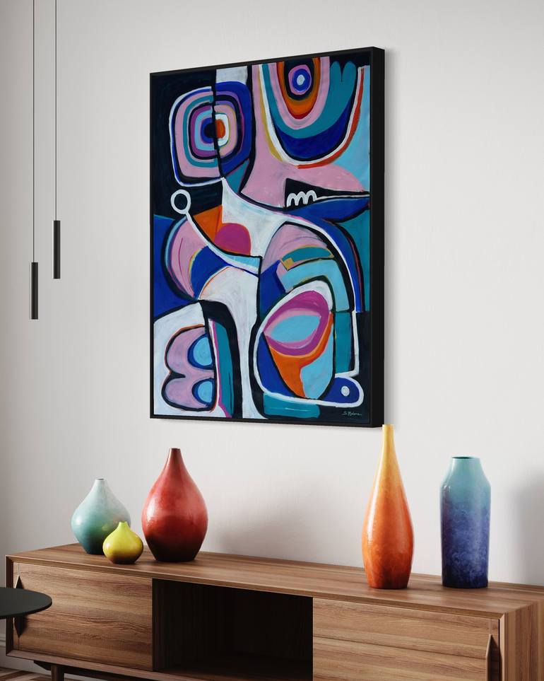 Original Abstract Expressionism Abstract Painting by Samantha Malone