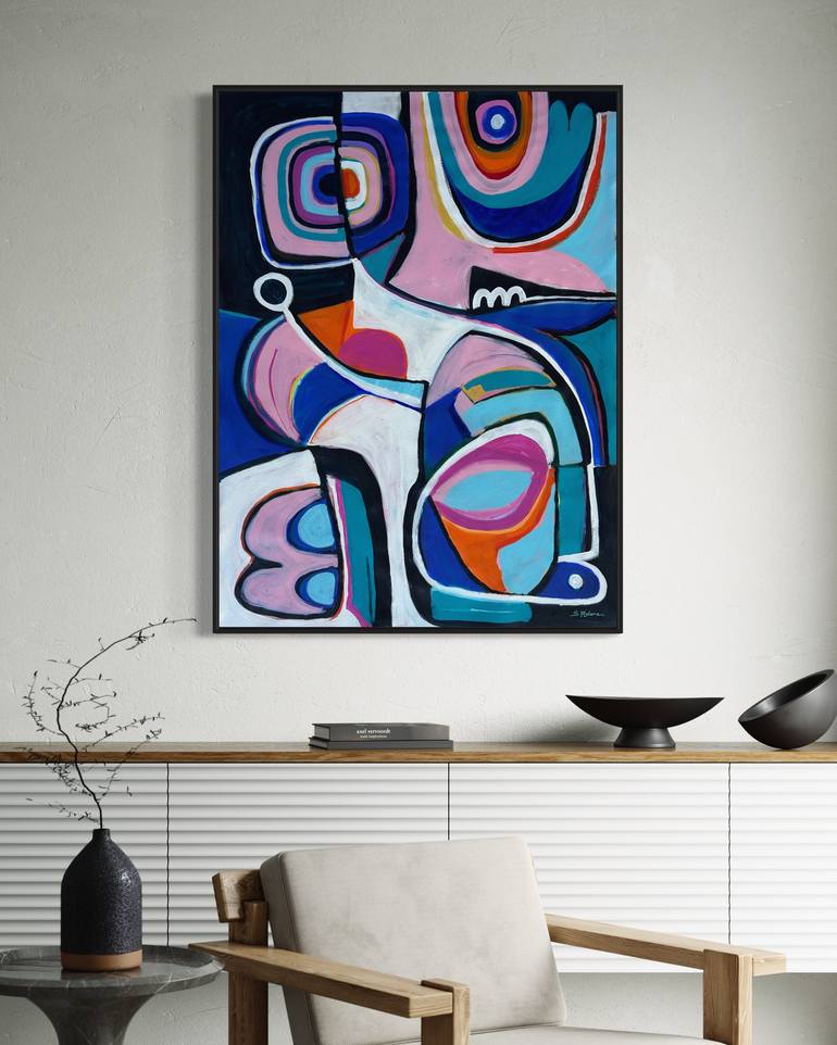 Original Abstract Expressionism Abstract Painting by Samantha Malone