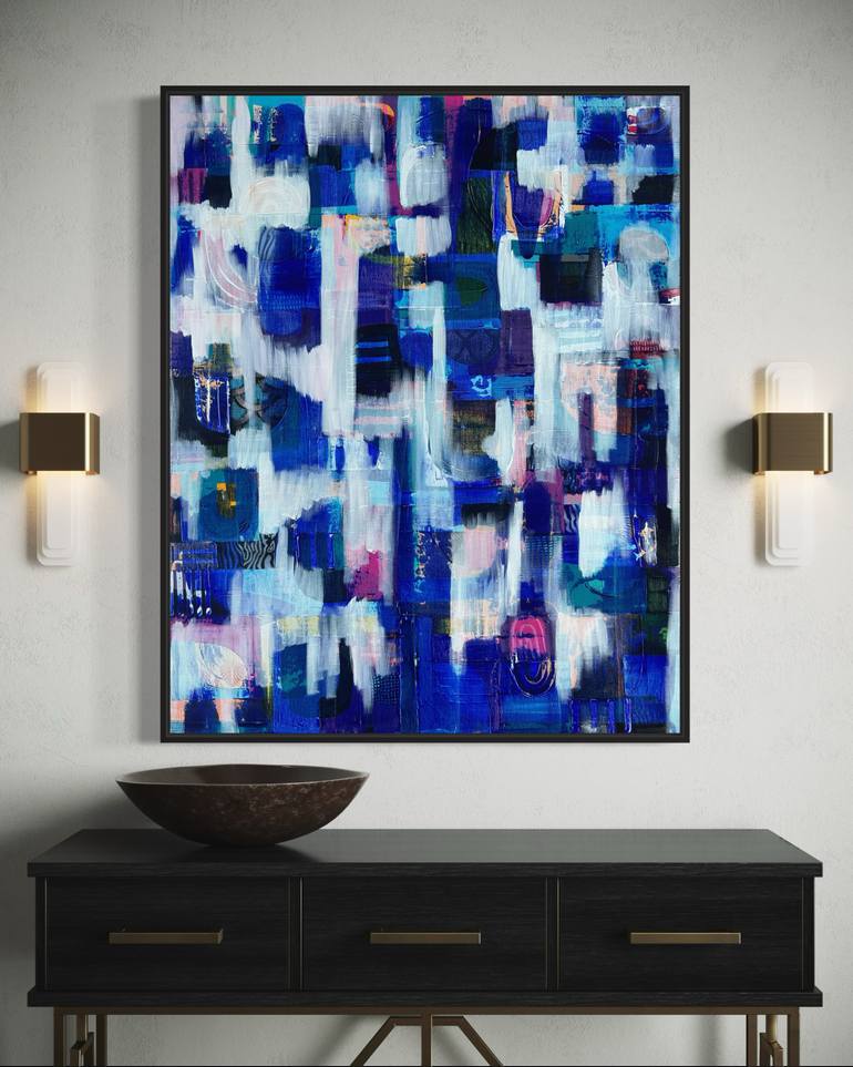 Original Abstract Expressionism Abstract Painting by Samantha Malone