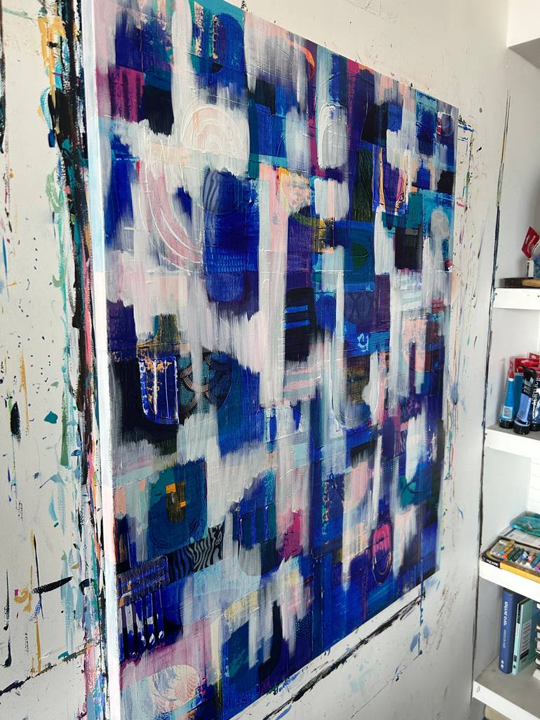 Original Abstract Expressionism Abstract Painting by Samantha Malone