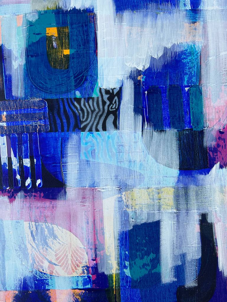 Original Abstract Expressionism Abstract Painting by Samantha Malone