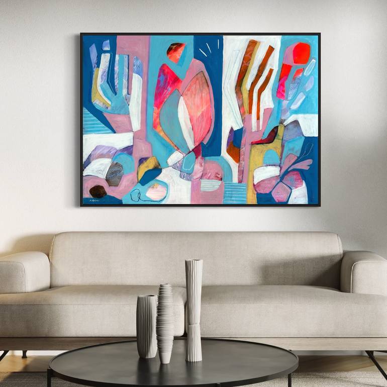 Original Abstract Expressionism Abstract Painting by Samantha Malone
