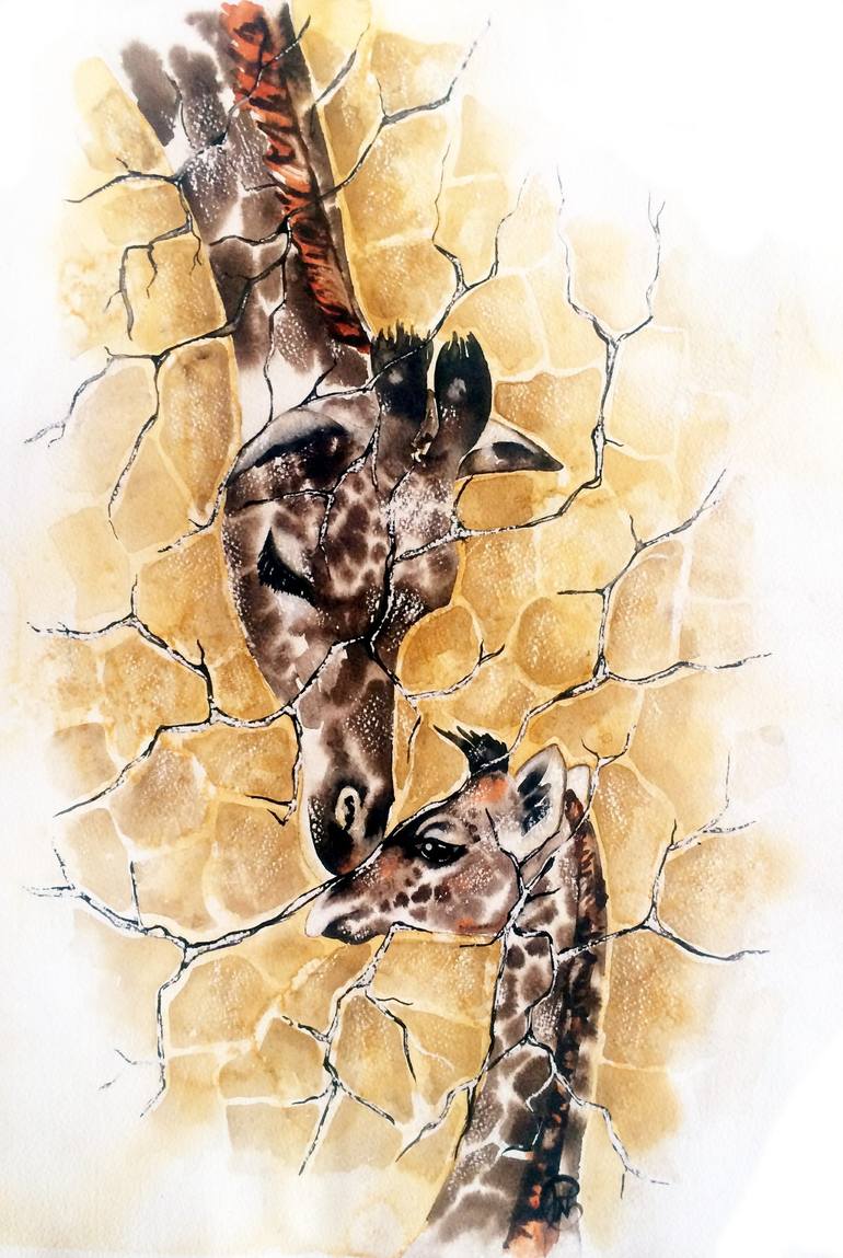 Print of Fine Art Animal Paintings by Nancy Horenburg
