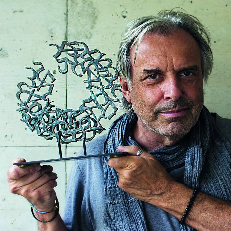 Original Conceptual Abstract Sculpture by Paolo Grassi