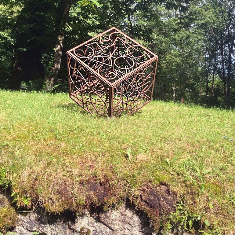 Original Conceptual Abstract Sculpture by Paolo Grassi