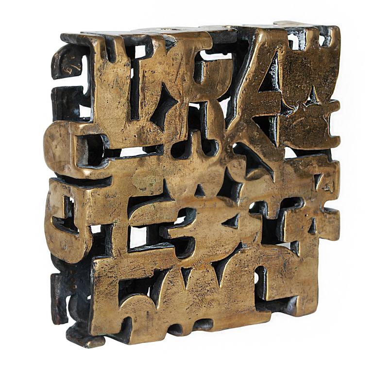 Original Conceptual Abstract Sculpture by Paolo Grassi
