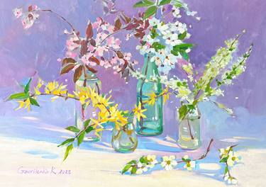 Original Fine Art Still Life Paintings by Gavrylenko Kateryna