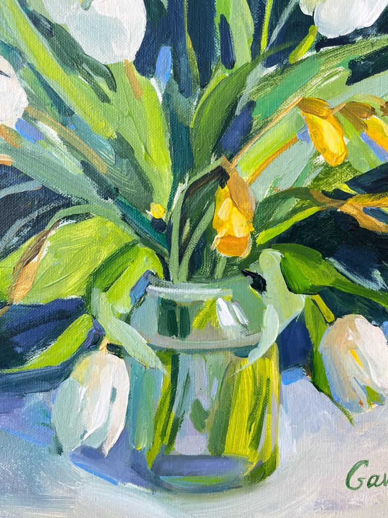 Original Impressionism Still Life Painting by Gavrylenko Kateryna