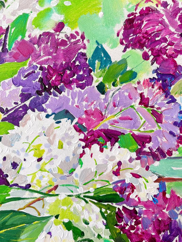 Original Floral Painting by Gavrylenko Kateryna