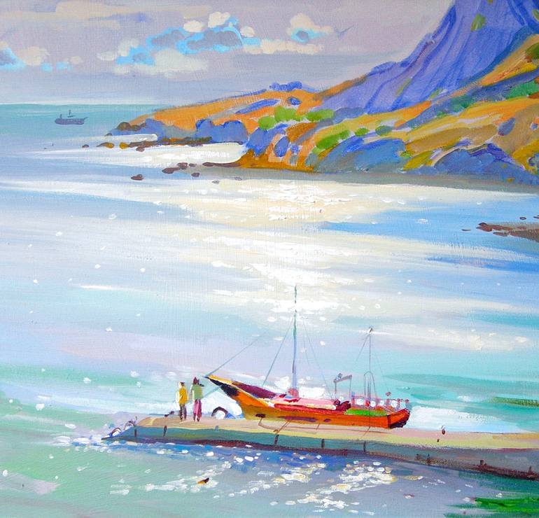 Original Seascape Painting by Gavrylenko Kateryna