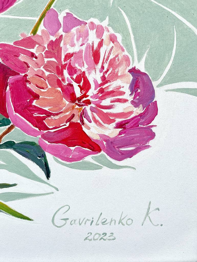 Original Fine Art Floral Painting by Gavrylenko Kateryna