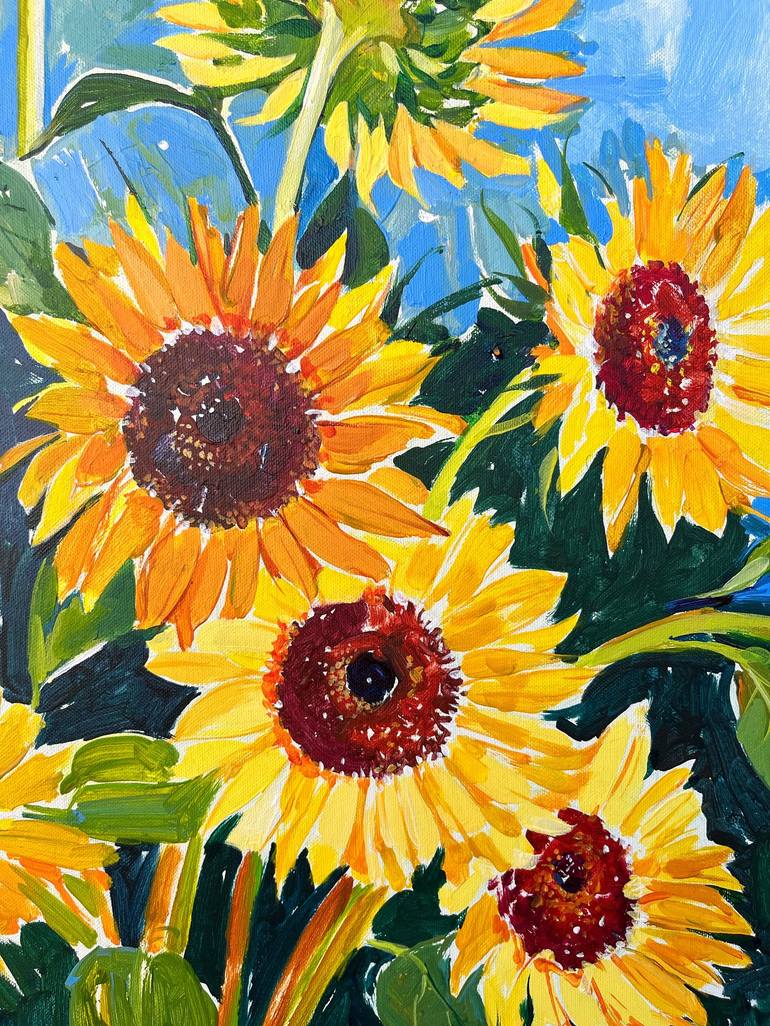 Original Fine Art Floral Painting by Gavrylenko Kateryna