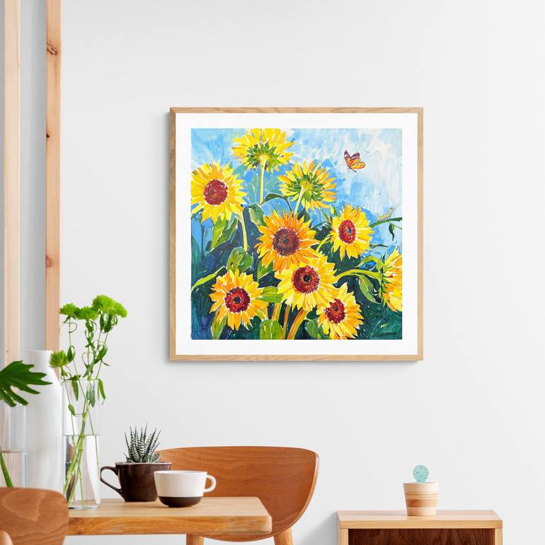 Original Fine Art Floral Painting by Gavrylenko Kateryna