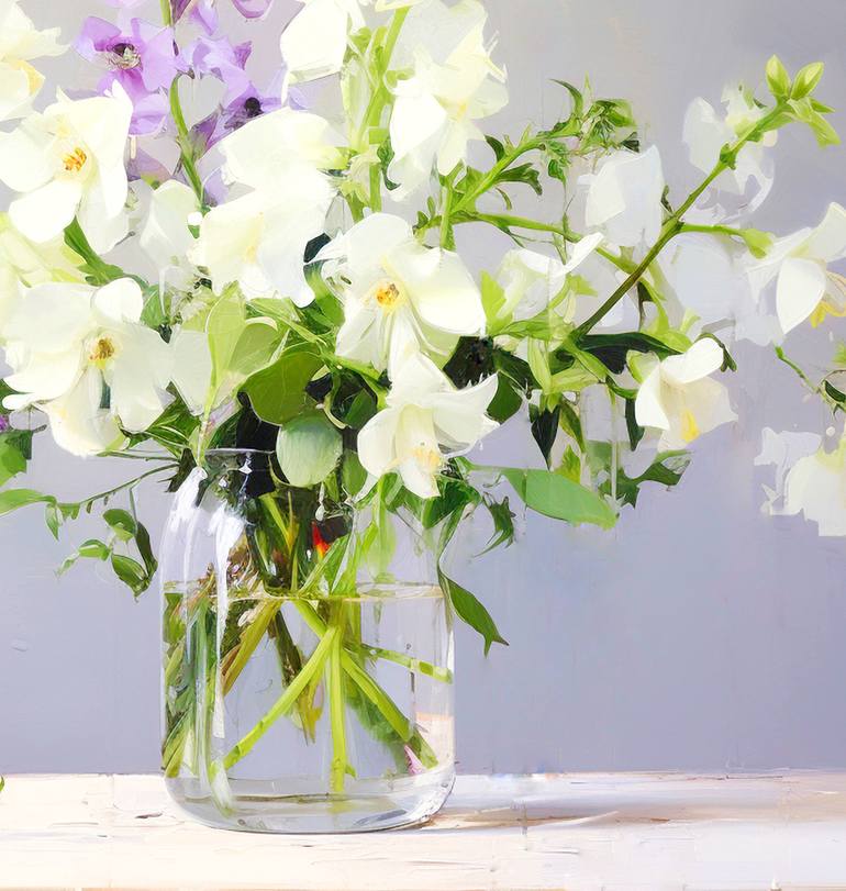 Original Impressionism Still Life Digital by Gavrylenko Kateryna