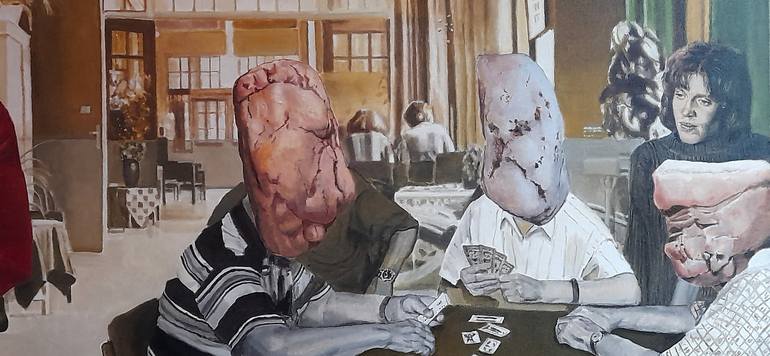 Original Figurative People Painting by Sjoerd Bras