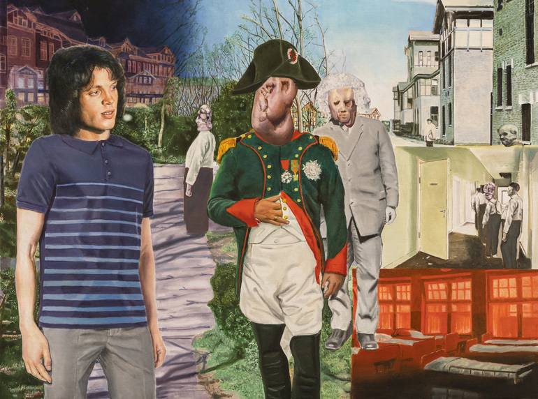 Original Figurative People Paintings by Sjoerd Bras