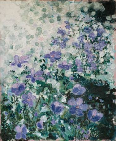 Original Impressionism Floral Paintings by Karin Frenay