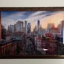 The artwork comes framed, as presented above