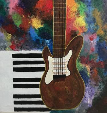 Guitar oil painting thumb