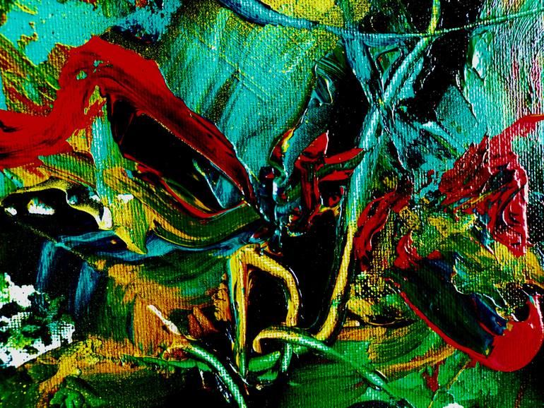 Original Abstract Expressionism Abstract Painting by Silajit Ghosh